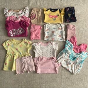0-3 Month Girl Baby Lot